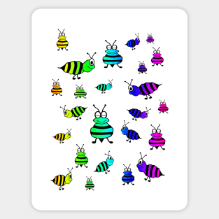 BUZZ Off Bees Sticker